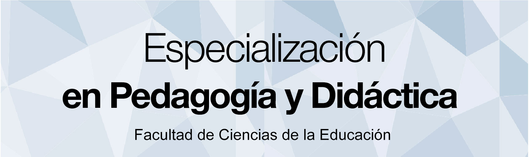 Especialización En Pedagogía Y Didáctica